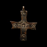 Saxon 'Published' Bronze Cross Pendant