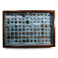 Cased Bronze Age to Post Medieval 'Published' Button Collection
