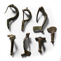 Roman Bronze Bow and Crossbow Brooch Collection