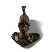 Roman Bronze Bust of Mars