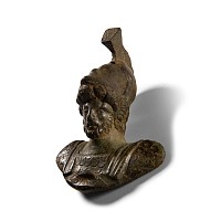 Roman Bronze Bust of Mars