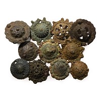 Post Medieval Bronze Horse Harness Mount Collection