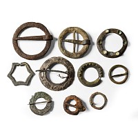 Medieval Bronze Annular Brooch Collection