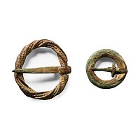 Medieval Gilt Bronze Annular Brooch Collection