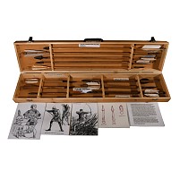 Cased Roman to Medieval Arrow Teaching Aid Collection