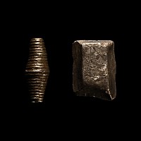 Viking Silver Bead and Hacked Bar Group