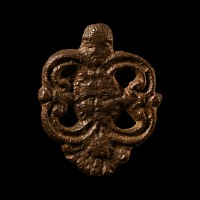 Medieval Bronze Yorkist's Belt Mount