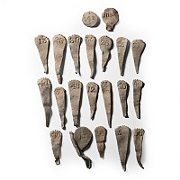 Post Medieval Lead Agricultural Tag Collection