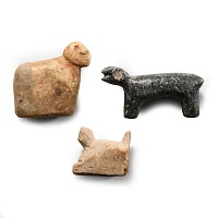 Western Asiatic Stone Animal Amulet Group