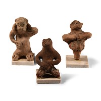 Indus Valley Terracotta Monkey Figurine Group