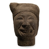 Chinese Stone Statue Head