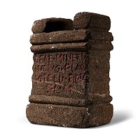 Stone Minerva Statuette House Altar