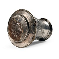 Elamite Silver Beaker with Three Ibexes