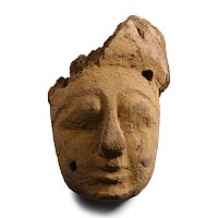 Egyptian Painted Wooden Mask