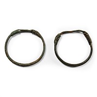 Roman Bronze Expanding Bracelet Pair