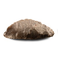 Large Stone Age Danish Grey Flint Sickle Knife
