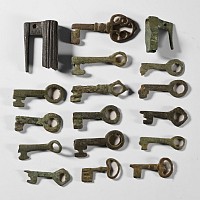 Medieval and Later Bronze Key and Lock Collection