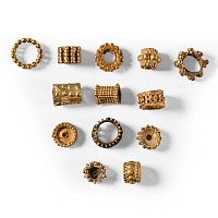 Western Asiatic Granulated Gold Bead Group