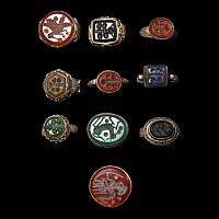 Tribal Silver-Coloured Metal Ring Group