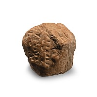 Miniature Sumerian Terracotta 'Bulla Envelope' with Impressed Decoration