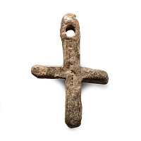 Medieval Lead Cross Pendant