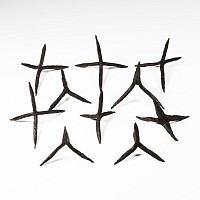 Medieval Iron Caltrop Anti-Cavalry Group