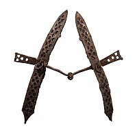 Large Medieval Eurasian Iron Knight's Military Horse Bit