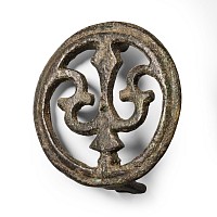 Roman Bronze Military Plate Brooch