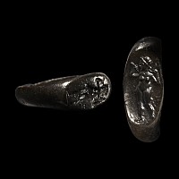 Roman Bronze Ring with Venus