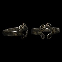 Bronze Age Ring with Coiled Terminals