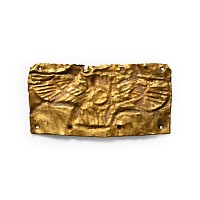 Egyptian Gold Winged Plaque