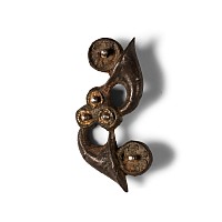 Romano-Celtic Silver Trumpet Whorl Brooch