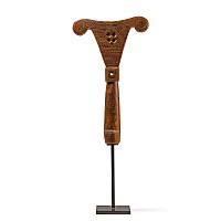 Ethiopian Wooden Cross with Incised Decoration