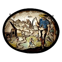Stained Glass Panel of the Month of June