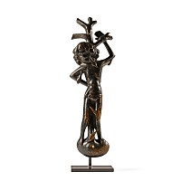 Renaissance Bronze Figure of Saint Sebastian