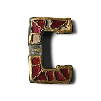 Merovingian Gold and Garnet Buckle Loop