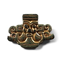 Anglo-Saxon Gilt Bronze Brooch Terminal