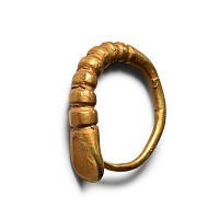 Bronze Age Decorated Gold Ring