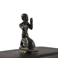 Egyptian Bronze Statue of a Kneeling Priest