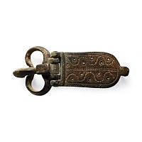 Medieval Crusader Bronze Buckle and Plate