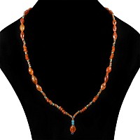 Egyptian Hardstone and Faience Necklace