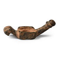 Roman Bronze Phallic Dagger Quillon or Pendant