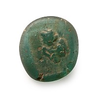 Roman Green Glass Weight