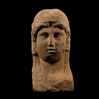 Roman Marble Janiform Herm Head of Ariadne and a Maenad