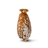 Roman Sidonian Mould-Blown Glass Flask in the Shape of a Date