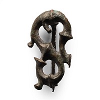 Roman Silver Trumpet Whorl Brooch