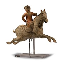 Chinese Tang Terracotta Polo Player