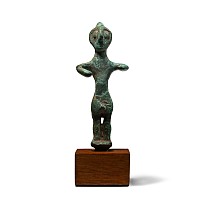Iron Age Iberian Bronze Cult Male Figure