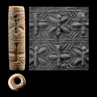 Early Dynastic Shell Cylinder Seal