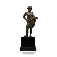 Roman Bronze Statuette of a Warrior-Hero